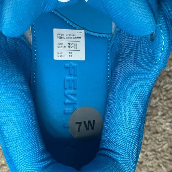 Puma Electric Blue Athletic Shoes - Picture 4 of 5